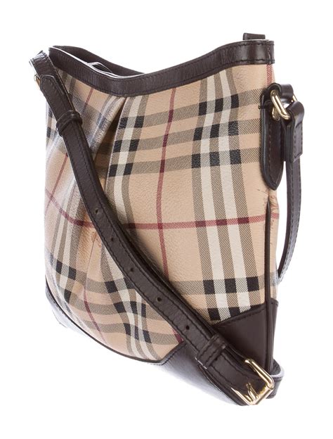 burberry small canvas check and leather crossbody bag|burberry haymarket check crossbody bag.